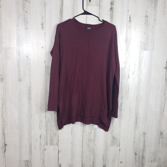 a.n.a Sweaters - Ana maroon tunic sweater size medium